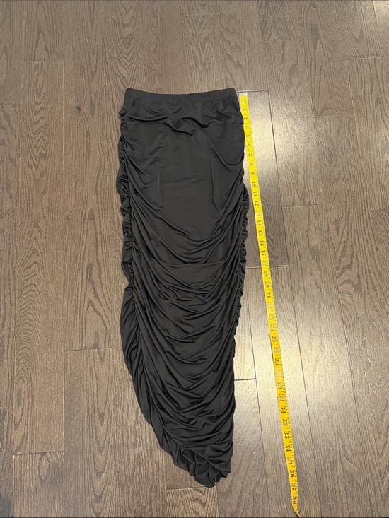 Dresses & Skirts - Black rouched maxi skirt Small